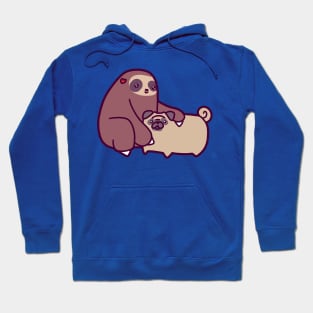 Sloth and Pug Hoodie